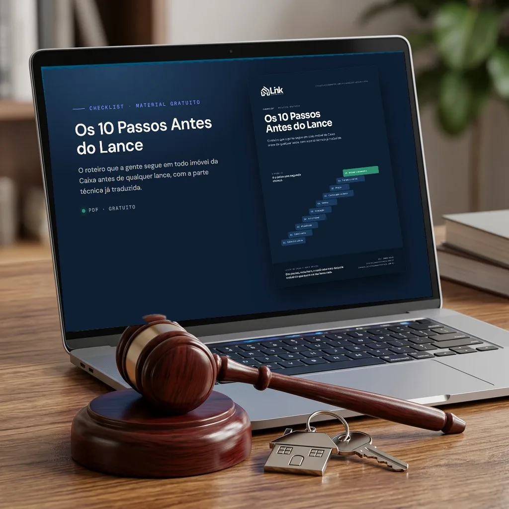 Os 10 Passos Antes do Lance aberto na tela de um notebook